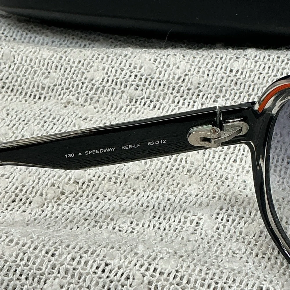 Carrera Speedway Aviator Sunglasses Black Red Orange Unisex Men Women